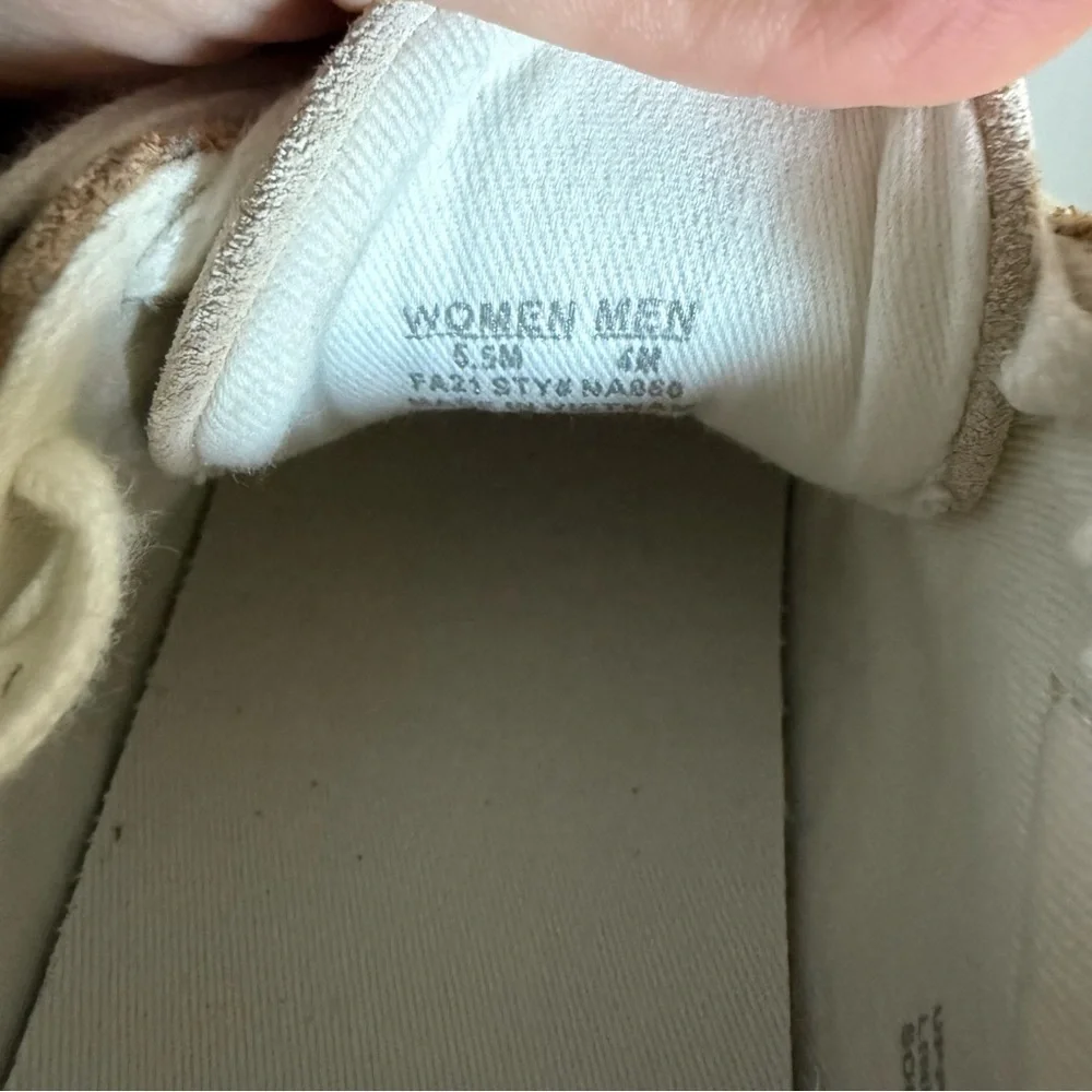 Madewell MWL Kickoff Trainers Sneakers Tan Suede Women’s 5.5 - Picture 10 of 12